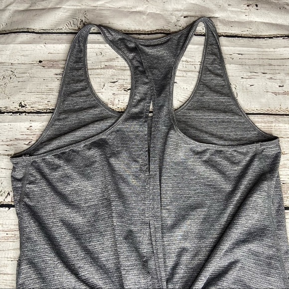 Manduka Grey  Open Tie Back Tank Size M - Picture 3 of 9
